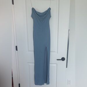 Light Blue Strapless Long Dress NWT